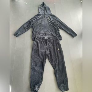 Velour Jordan sweatsuit